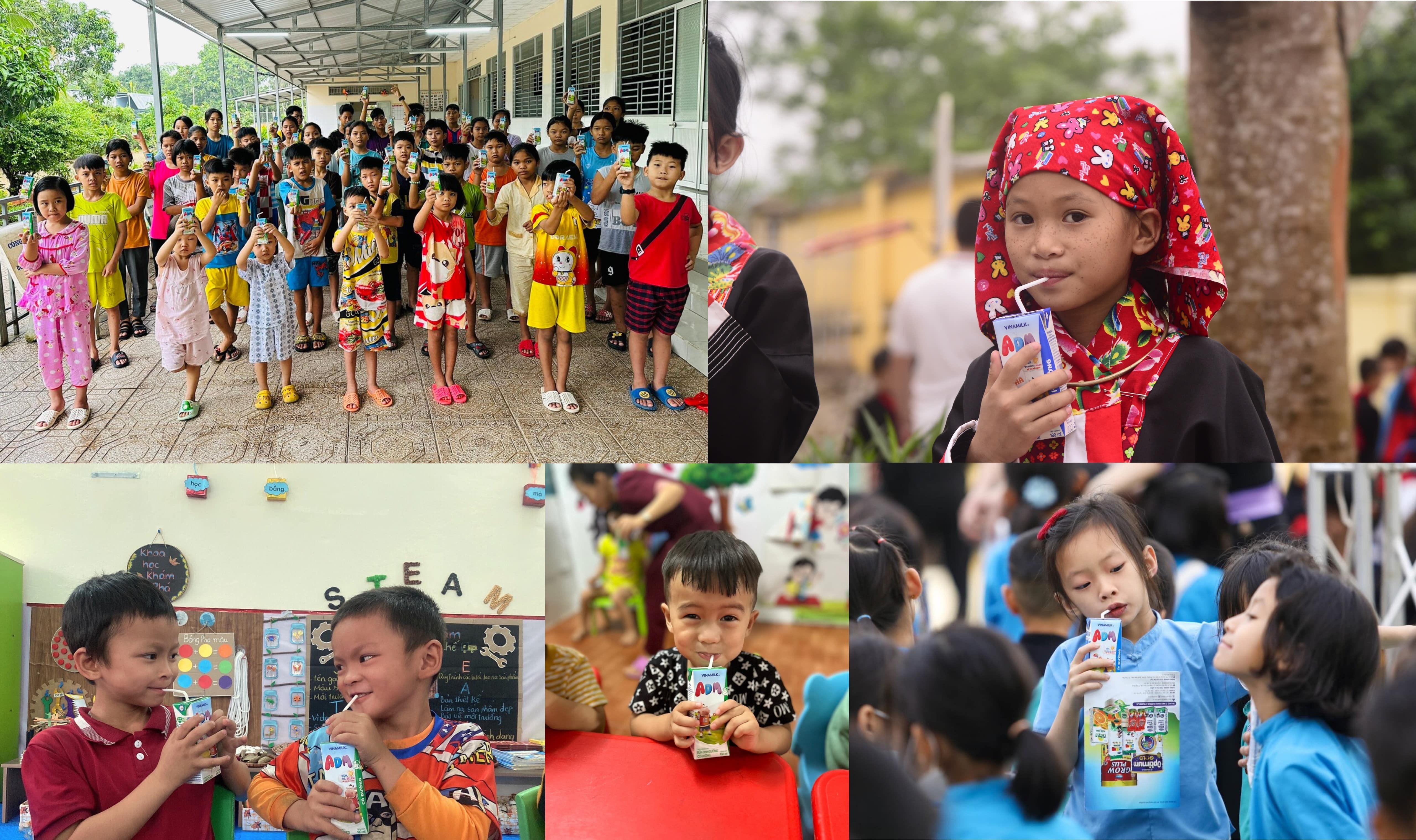 Quỹ sữa đồng hành cùng em trên những hành trình của ước mong và nụ cười