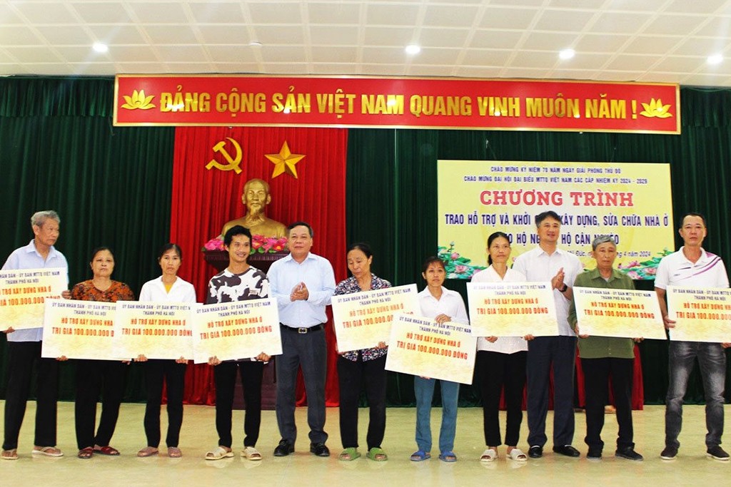Thủ đô chung sức hiện thực hóa giấc mơ an cư cho người nghèo