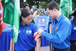 339 đội hình tình nguyện Thủ đô thắp sáng ngọn lửa “Ba sẵn sàng”