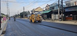 Quảng Nam: Chủ đầu tư thảm nhựa dự án đường Nguyễn Chí Thanh để người dân đón Tết