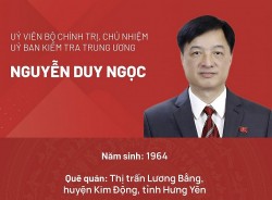 Chân dung tân Chủ nhiệm Uỷ ban Kiểm tra Trung ương Nguyễn Duy Ngọc