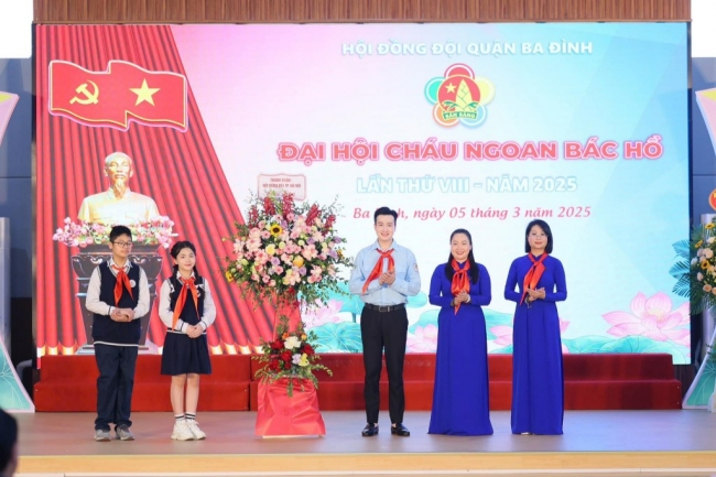 135 đại biểu dự Đại hội “Cháu ngoan Bác Hồ” quận Ba Đình