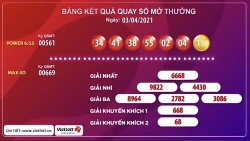 Kết quả xổ số Vietlott ngày 3/4: Tìm chủ nhân giải khủng Power 6/55 và Max 4D