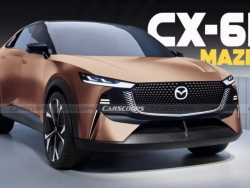 Mazda CX-6e 2026 dự kiến ra mắt cuối năm nay, chạy 500 km/sạc