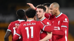 Đánh bại Wolverhampton, Liverpool áp sát nhóm dự Champions League