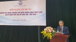 Hơn 60 đại biểu tập huấn nghiệp vụ và kỹ năng viết bài về dân tộc, tôn giáo