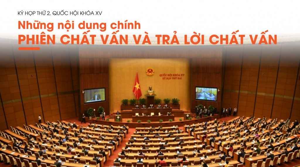 Những nội dung chính của phiên chất vấn và trả lời chất vấn