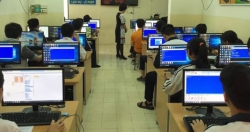 98 học sinh quận Hoàng Mai tranh tài Hội thi Tin học trẻ
