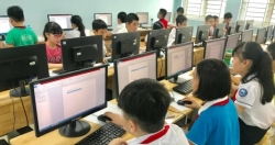 110 bạn nhỏ thi tài “Tin học trẻ” quận Bắc Từ Liêm